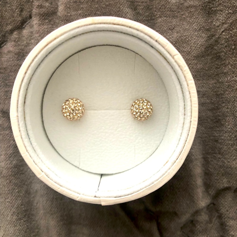 Hillberg & Berk x Jillian Harris sparkle ball earrings